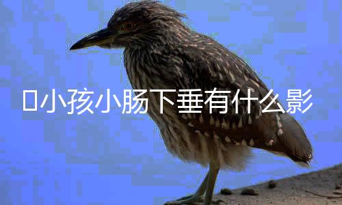 小孩小肠下垂有什么影响呢?